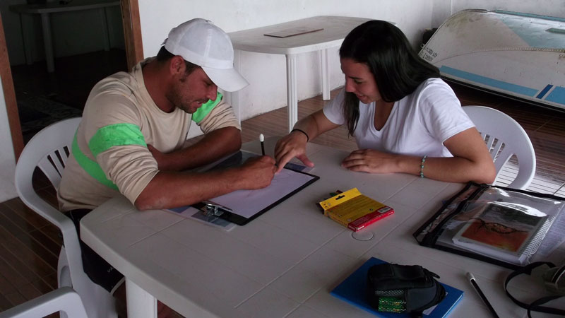 Interview Fischer Toninha Franciscana Brasilien