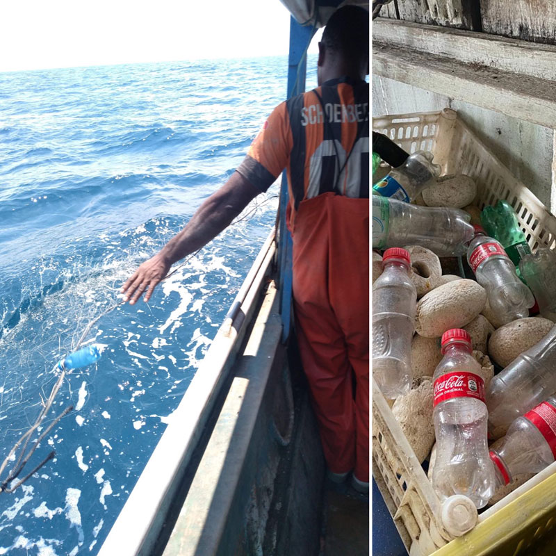 pet flaschen fischer brasilien toninha pesca bycatch
