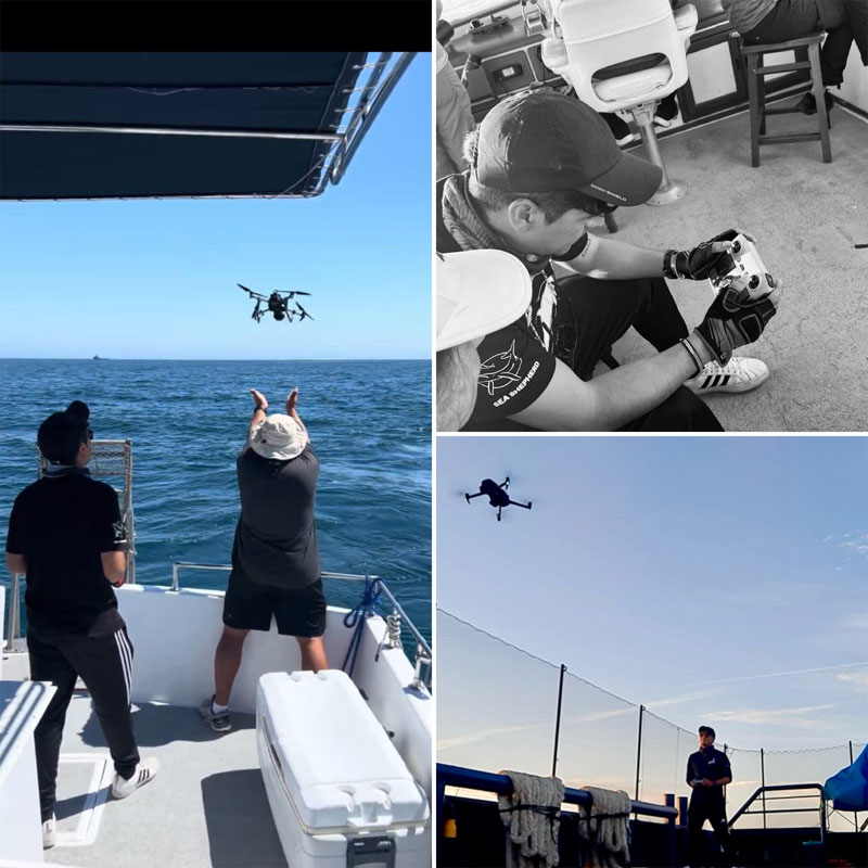drohne drone vaquita Fabian Rodríguez González operation esperanza 2024
